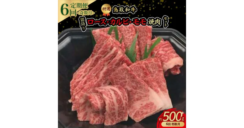 【ふるさと納税】特選！ 鳥取和牛 霜降り ロース ・ カルビ ・ モモ 焼肉 セット 6回 定期便 　牛肉 肉 ブランド牛 焼肉 やきにく国産 鳥取産