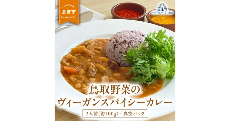 【ふるさと納税】鳥取野菜のヴィーガンスパイシーカレーホテルセントパレス倉吉 野菜料理研究家 カノウユミコ 監修 カレー レトルト ヴィーガン ビーガン