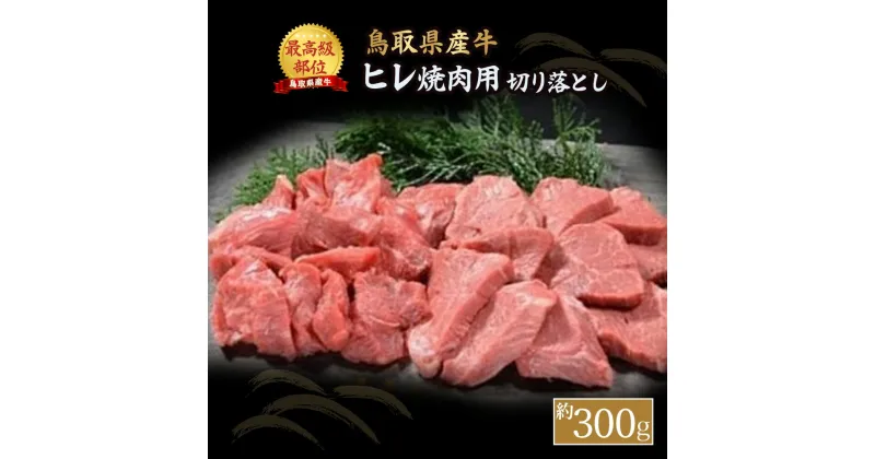 【ふるさと納税】鳥取県産牛 ヒレ 焼肉用 切り落とし 約300g 国産 牛肉 ヒレ 切り落とし 焼肉 焼き肉 肉 鳥取県 倉吉市