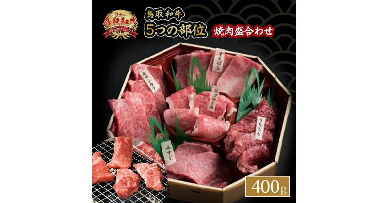 【ふるさと納税】鳥取和牛 5つの部位 焼肉 盛合わせ 400g 国産 牛肉 和牛 黒毛和牛 希少 焼き肉 詰め合わせ セット 鳥取県 倉吉市