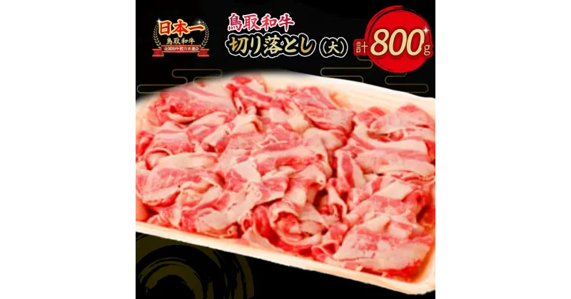 【ふるさと納税】鳥取和牛 切り落とし大 800g 国産 牛肉 和牛 黒毛和牛 切り落とし 小分け 肉 ブランド牛 こま切れ 冷凍 肉じゃが 煮込み