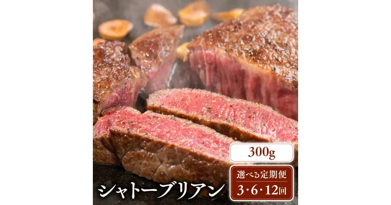 【ふるさと納税】【定期便】シャトーブリアン (300g × 3回) ～ (300g × 12回) 鳥取和牛 ブランド牛 国産 牛肉 和牛 黒毛和牛 ヒレ ステーキ 定期便 鳥取県 倉吉市