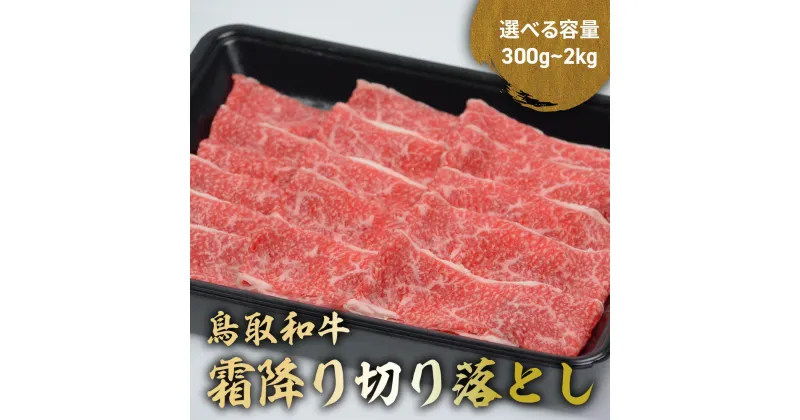 【ふるさと納税】 鳥取和牛 霜降り切り落とし 300g ～ 2kg (500g × 4) ロース バラ 切り落とし 国産 牛肉 ブランド牛 和牛 黒毛和牛 肉 鳥取県 倉吉市