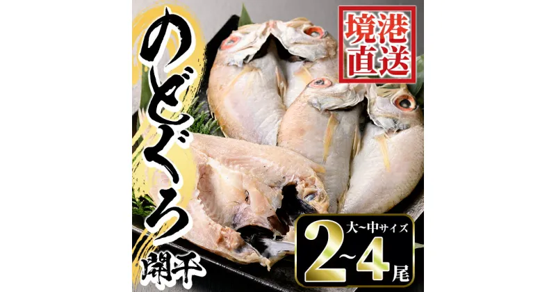 【ふるさと納税】のどぐろ開干(大～中サイズ/2～4尾) 国産 魚介 干物 干し物 白身 海の幸 のどぐろ 赤ムツ アカムツ 冷凍 おかず おつまみ お土産 ギフト【sm-AA006】【いたくら】