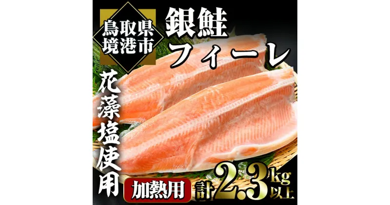 【ふるさと納税】冷凍定塩！銀鮭フィーレ(計2.3kg・2枚入)魚 魚介 海鮮 サケ さけ しゃけ サーモン 切り身 切身 フィレ 冷凍 小分け 【sm-AC006】【大昇食品】