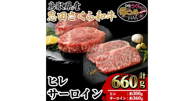 【ふるさと納税】鳥取和牛セット(ヒレ計300g・サーロイン計360g)牛肉 国産 肉 和牛 恩田さくら和牛 お肉 焼肉 焼き肉 ヒレ サーロイン ステーキ 山陰 贈答 セット ギフト 冷凍【sm-BP009】【フジキコーポレーション】