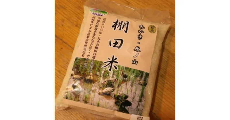 【ふるさと納税】9．【令和6年産　新米先行予約】わかさ氷ノ山棚田米　4kg