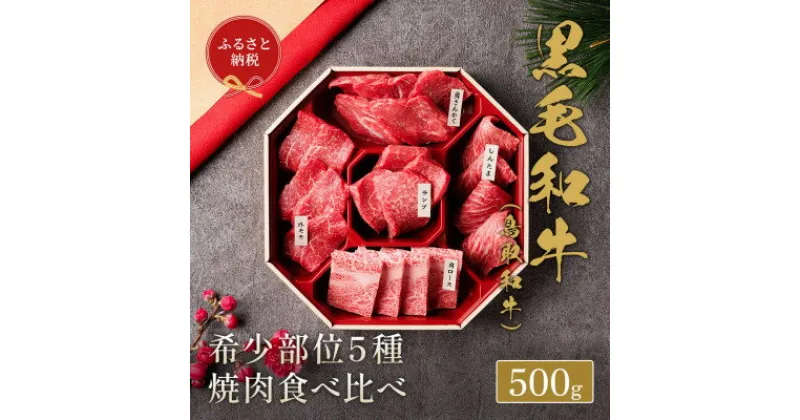 【ふるさと納税】【化粧箱入り】和牛セレブの鳥取和牛5種食べ比べ500g【配送不可地域：離島】【1530376】