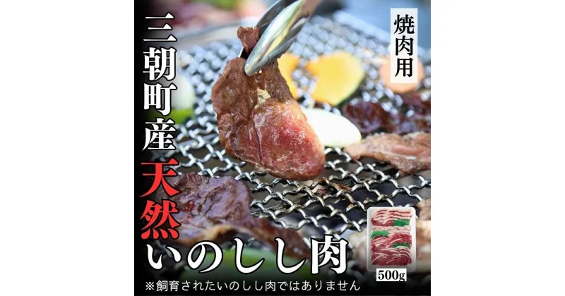 【ふるさと納税】猪肉 三朝町産 焼肉用 ミックス スライス 500g | ジビエ 肉 お肉 にく 食品 三朝町産 人気 おすすめ 送料無料 ギフト