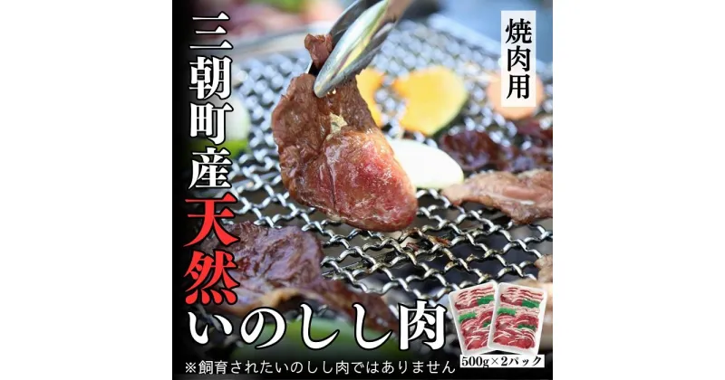 【ふるさと納税】猪肉 三朝町産 焼肉用 ミックス スライス 1kg | ジビエ 肉 お肉 にく 食品 三朝町産 人気 おすすめ 送料無料 ギフト