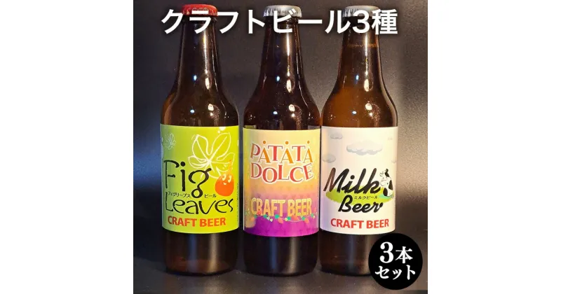 【ふるさと納税】クラフトビール3種3本セット※離島への配送不可