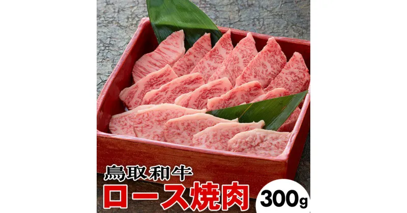 【ふるさと納税】鳥取和牛ロース焼肉(300g)※着日指定不可※離島への配送不可