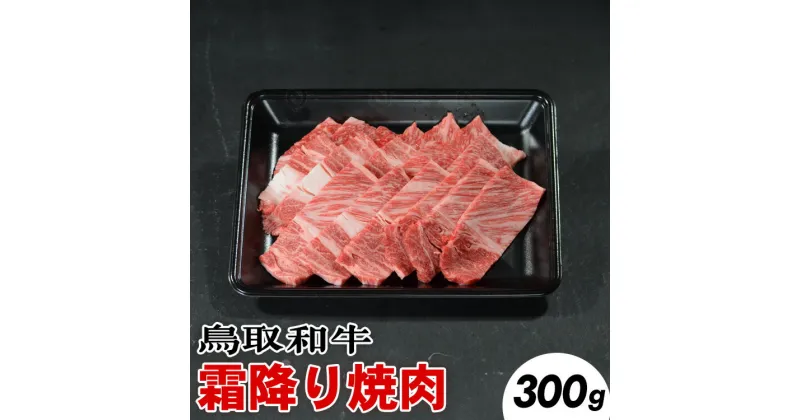 【ふるさと納税】鳥取和牛 霜降り焼肉（300g）※離島への配送不可