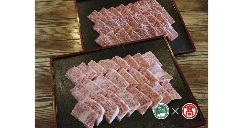 【ふるさと納税】AC16＜はなふさ＞大山黒牛焼肉セット（大山ブランド会） 牛 牛肉 モモ ロース 焼肉用 鳥取県 鳥取県産 鳥取牛 大山町 大山 お土産 返礼品 国産 お取り寄せ 高級 高級品 ご当地