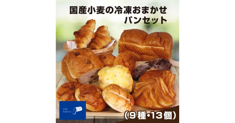 【ふるさと納税】IC-01　国産小麦の冷凍おまかせパンセット 9種・13個 詰め合わせ 湯種食パン レーズン食パン クロワッサン パン・オ・ショコラ 粒あんパン 塩パン クロックムッシュ ミルクフランス 冷凍パン 手作りパン 明太子チーズガレット スコーン 大山 鳥取