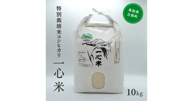 【ふるさと納税】【新米・予約】令和6年産 矢原一心ファーム 特別栽培米 コシヒカリ 10kg 米 お米 おこめ 鳥取県日南町 こしひかり 特別栽培