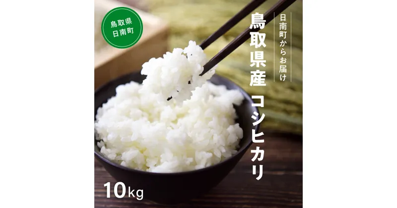 【ふるさと納税】【新米】【白米・玄米選択可】令和6年産 鳥取県産コシヒカリ 10kg 米 お米 こめ コメ 精米 日南町精米 鳥取県日南町