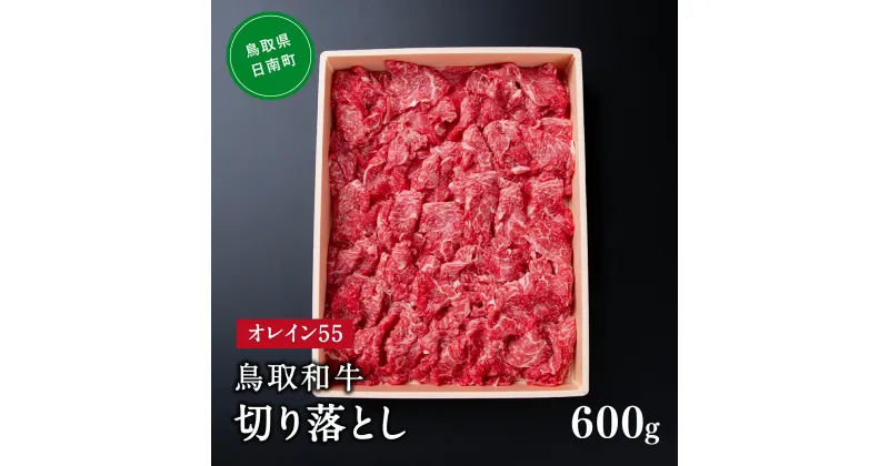 【ふるさと納税】鳥取和牛オレイン55切り落とし 600g はなふさ 牛肉 和牛 肉 切り落とし オレイン酸 オレイン55 鳥取県日南町