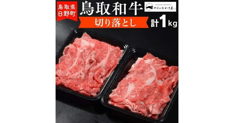 【ふるさと納税】鳥取和牛 切り落とし（2パック：計1kg）【やまのおかげ屋】HN015-001和牛 牛肉 肉 鳥取県日野町