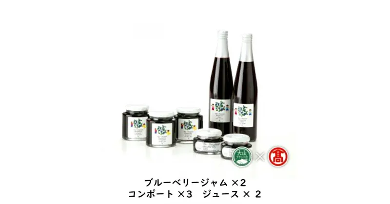 【ふるさと納税】＜奥大山ブルーベリーファーム＞ブルーベリーお楽しみセット 米子高島屋 36-BI3 0353