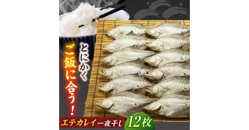 【ふるさと納税】ほかほかのご飯にぴったり！恵曇エテカレイ一夜干しセット×12尾 島根県松江市/有限会社丸三商店[ALCP003]