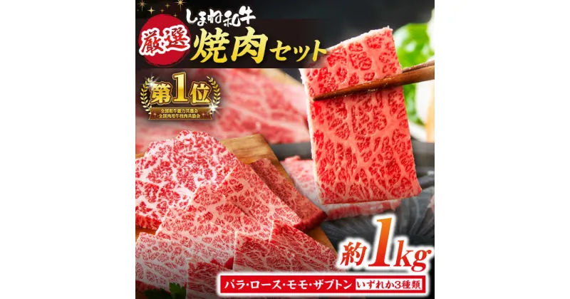 【ふるさと納税】極上厳選！受賞歴多数 しまね和牛 焼肉セット 部位3種(1kg) 島根県松江市/株式会社O.R.C[ALEF003]