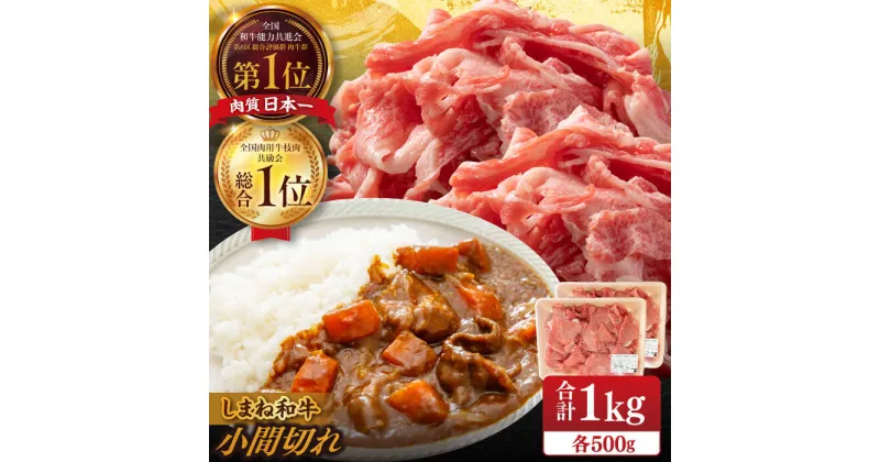 【ふるさと納税】【ブランド牛・しまね和牛】小間切れ 500g×2パック カレー・シチュー用 島根県松江市/Do corporation株式会社（しまね和牛）[ALFU015]