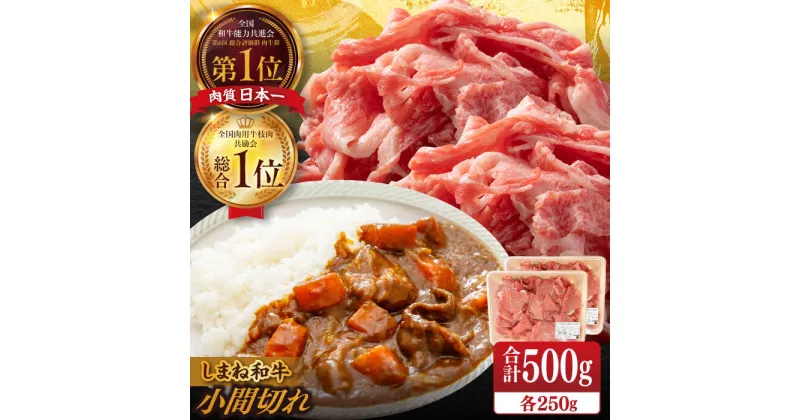 【ふるさと納税】【ブランド牛・しまね和牛】小間切れ 250g×2パック カレー・シチュー用 島根県松江市/Do corporation株式会社（しまね和牛）[ALFU014]