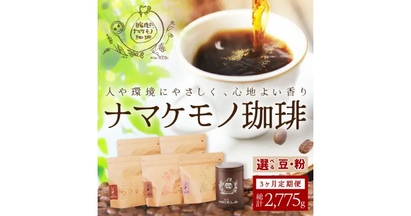 【ふるさと納税】スローな浜田で焙煎をした珈琲（925g×3回の定期便） 定期便 3回 コーヒー コース 定期便 ドリップ 自家焙煎 こだわり バレンタイン ホワイトデー 豆 粉 自家焙煎【535】