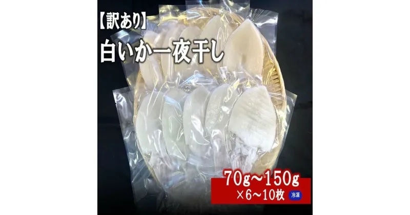 【ふるさと納税】【訳アリ】白いか一夜干し　（70g〜150gx6〜10枚） 訳アリ 小分け いか 白いか 個包装 一夜干し 産地直送 ふるさと納税 おつまみ【1961】