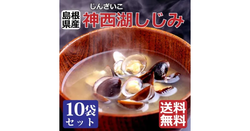 【ふるさと納税】神西湖しじみ100g×10Pセット（常温） 貝 セット 小分け 個包装 詰め合わせ お取り寄せ グルメ kai cai 栄養 料理 調理 レシピ 蜆 島根県 出雲市