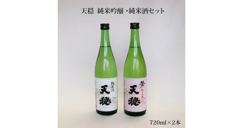 【ふるさと納税】天穏 純米吟醸 ・純米酒セット | 無濾過 日本酒 地酒 山田錦 佐香錦 島根 出雲 期間限定