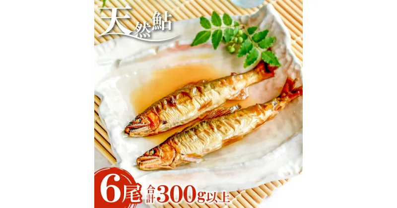 【ふるさと納税】 天然鮎 3尾×2 300g以上 魚介類 魚 アユ 天然 CAS冷凍 高津川 塩焼き みそ焼き 天ぷら 鮎飯 季節限定 冷凍 特産品 お取り寄せ グルメ