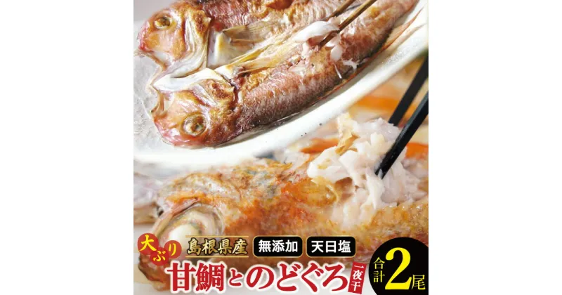 【ふるさと納税】 干物 のどぐろ 201g〜260g　1尾 甘鯛 301g〜375g×1枚 合計2枚 一夜干し 国産 人気 魚介類 魚 高級魚 ノドグロ アカムツ 白身魚 トロ 贅沢 素焼き 炊き込みご飯 冷凍 真空 産地直送 特産品 お取り寄せ グルメ 父の日 母の日