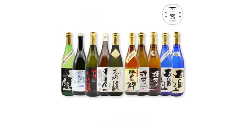 【ふるさと納税】 【5回定期便】 日本酒10種 各720ml 一宮酒造 石見銀山 特別純米 純米大吟醸 特別本醸造 大吟醸 純米吟醸 改良八反流 純米吟醸 佐香錦 発泡清酒 雪香 純米酒 江戸の粋 純米吟醸 理可 改良八反流 つや姫 国産 島根県産 大田市産 特産品 お取り寄せ