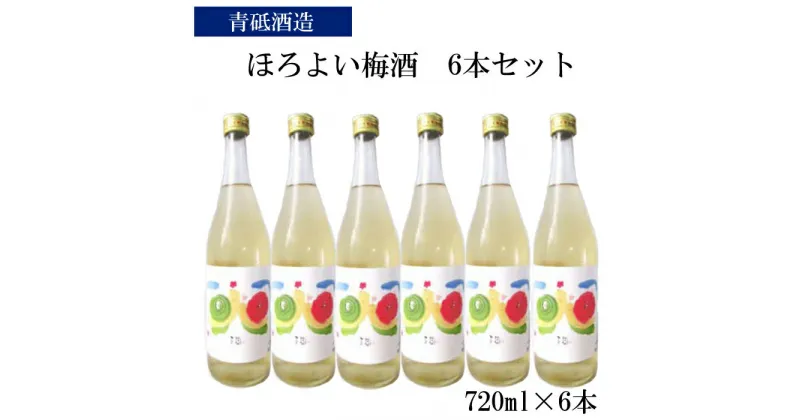 【ふるさと納税】ほろよい梅酒6本セット【瓶 南高梅 ロック 水割り 宅飲み 家飲み】