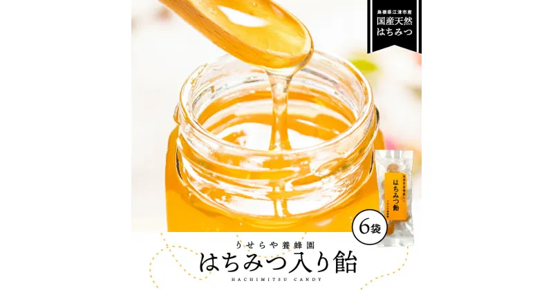 【ふるさと納税】はちみつ入り飴45g×6袋【RY-2】｜送料無料 国産 はちみつ飴 はちみつあめ はちみつ ハチミツ 蜂蜜 あめ 飴 キャンディー お菓子 おかし のど 喉 のどケア 喉ケア 喉の痛み 乾燥 琥珀色 フルーティーな味わい ピクニック ギフト 贈物｜