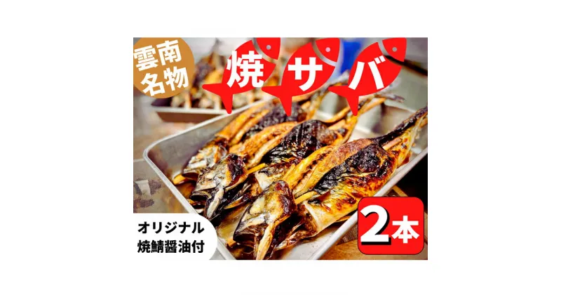 【ふるさと納税】雲南名物　焼き鯖　2本入り