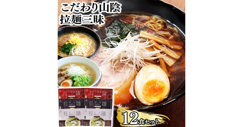 【ふるさと納税】麺匠たかはし ご当地こだわり山陰拉麺三昧 12食セット/島根県 雲南市 国産 山陰 飛魚 蜆 大山鶏 拉麺 ラーメン 生麺 ちぢれ麺 ご当地 セット ギフト 家庭用 プレゼント