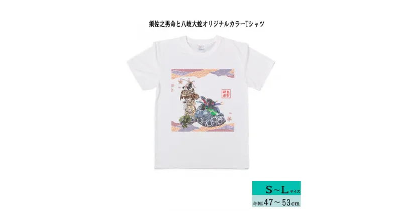 【ふるさと納税】出雲神楽 須佐之男命と八岐大蛇オリジナルカラーTシャツ/島根県 雲南市 神楽 いずもかぐら 半袖 オリジナルTシャツ Tシャツ シャツ スサノオ ヤマタノオロチ