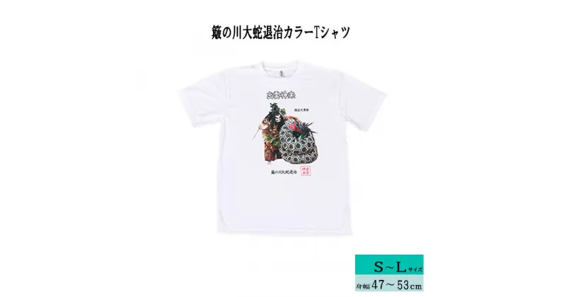 【ふるさと納税】出雲神楽 簸の川大蛇退治カラーTシャツ/島根県 雲南市 神楽 いずもかぐら 半袖 オリジナルTシャツ シャツ Tシャツ スサノオ ヤマタノオロチ