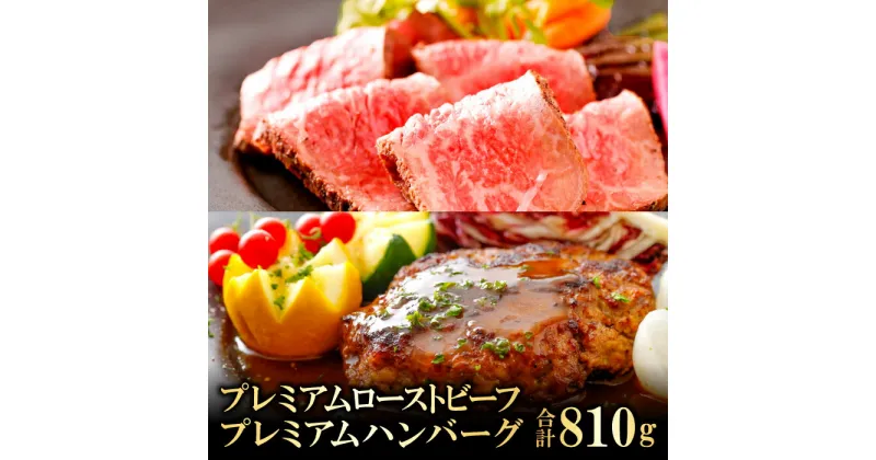 【ふるさと納税】奥出雲和牛 プレミアムローストビーフ モモ肉 1袋 300g プレミアムハンバーグ ポワブルベルソース添え 3袋 170g×3 島根県産 飯南町産 肉 牛肉 和牛 ブランド牛 黒毛和牛 ローストビーフ ハンバーグ 奥出雲和牛100%使用 加工食品 冷凍食品 高級 冷凍