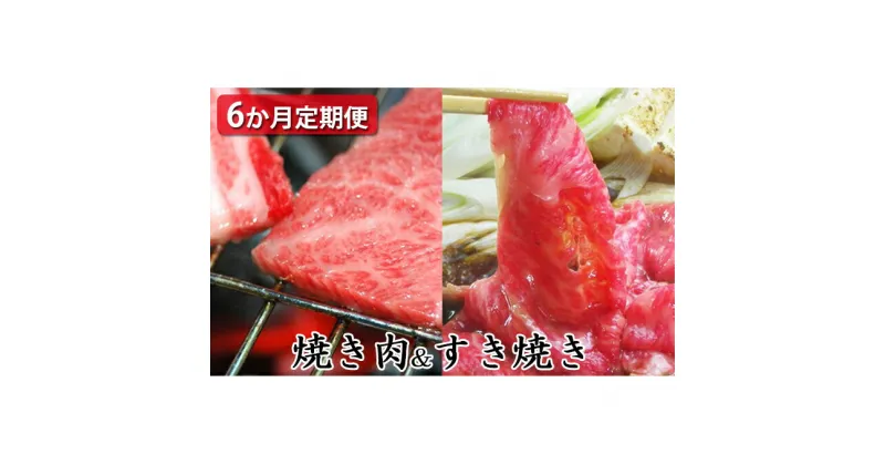 【ふるさと納税】 【定期便6ヶ月】石見和牛 ミックスすき焼き 300g 焼き肉 300g 肩ロースすき焼き 450g 焼肉 450g ロースすき焼き 550g 焼肉 550g 合計約2.6kg 毎月お届け 6回 国産 肉 牛肉 ブランド牛 スライス 特産品 お取り寄せ グルメ