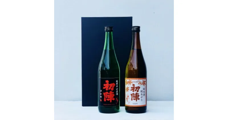 【ふるさと納税】津和野の地酒『初陣』純米酒と純米辛口原酒の2本セット【1209482】