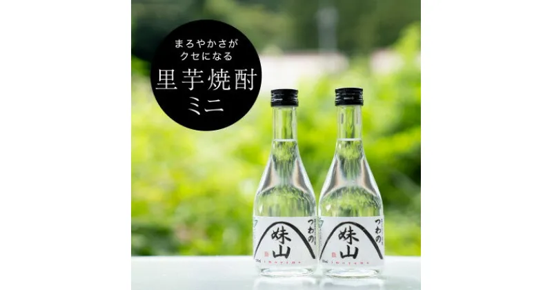 【ふるさと納税】特産のとろりとしてねばりけのある里芋でつくった里芋焼酎【ミニ(300ml)×2本セット】【1341155】