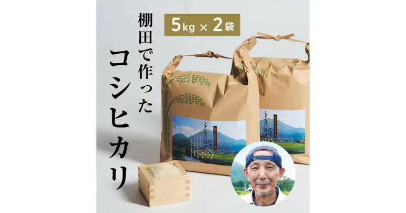 【ふるさと納税】青野山の湧水と朝晩の寒暖差が育んだ棚田の甘～い米「コシヒカリ」(白米5kg×2袋)(令和6年度産)【1524992】