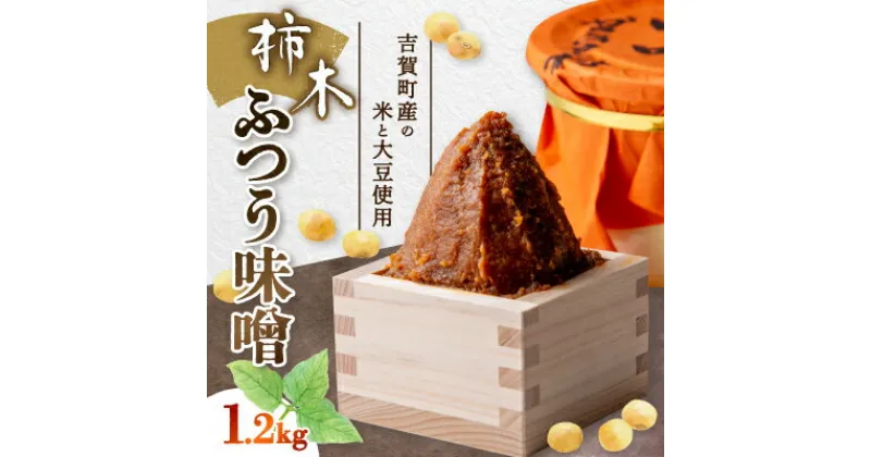 【ふるさと納税】柿木ふつう味噌　1.2kg【1259217】