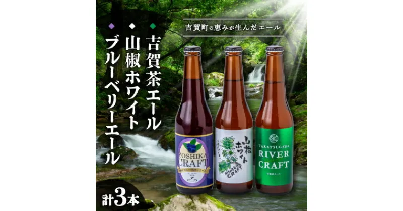 【ふるさと納税】クラフトビール各種セット(ブルーベリーエール・山椒ホワイト・吉賀茶エール)【配送不可地域：離島】【1397074】