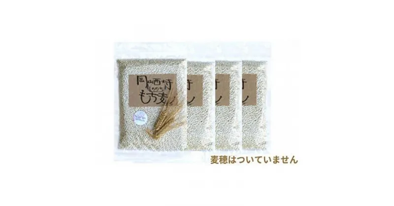 【ふるさと納税】令和6年産 岡山西大寺の幸せもち麦(キラリモチ) 数量限定 2kg(500g×4) | 穀物 穀類 食品 人気 おすすめ 送料無料