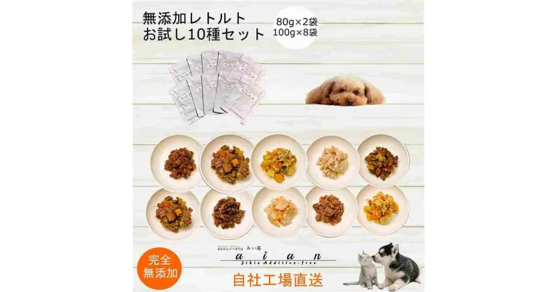 【ふるさと納税】【 愛犬・愛猫用】無添加 レトルト 10種セット | 植物 プランター 人気 おすすめ 送料無料